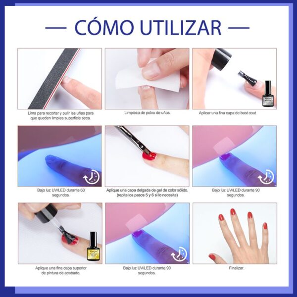 6 Colors Solid Cream Gel Nail Polish Canned Semi Permanent Varnish DIY Creamy Texture Painting Nail Art Solid UV Gel - Image 42